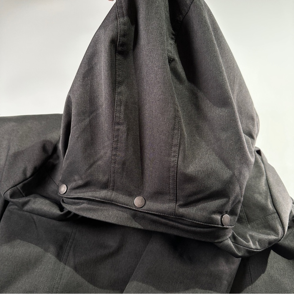 Kristen Blake winter parka insulated hooded tailored fit XL charcoal - Picture 9 of 15
